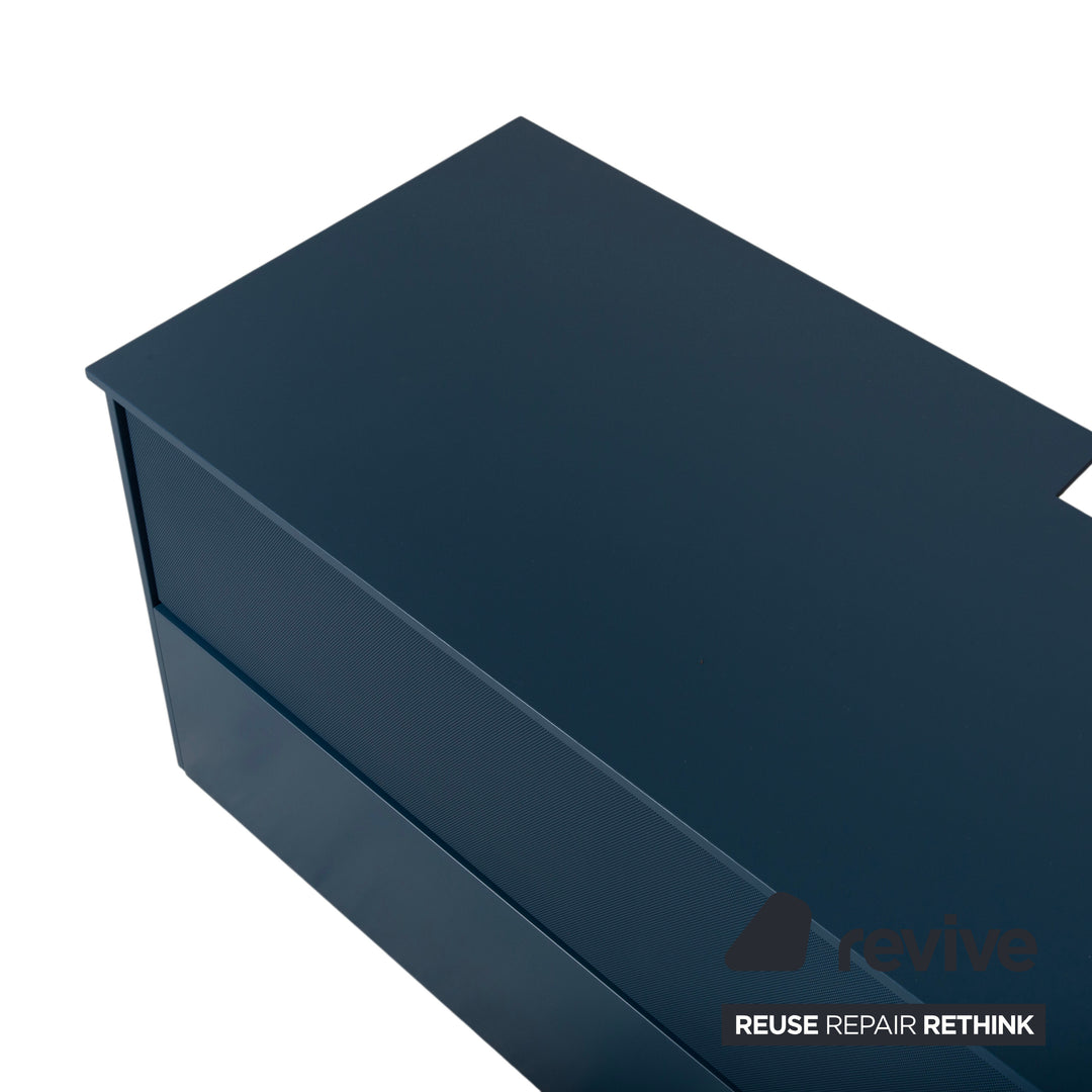 WK Wohnen 419 Intono Holz Sideboard Blau manuelle Funktion