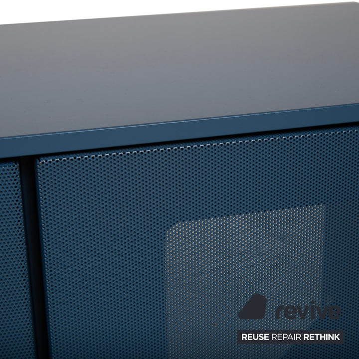 WK Wohnen 419 Intono Holz Sideboard Blau manuelle Funktion