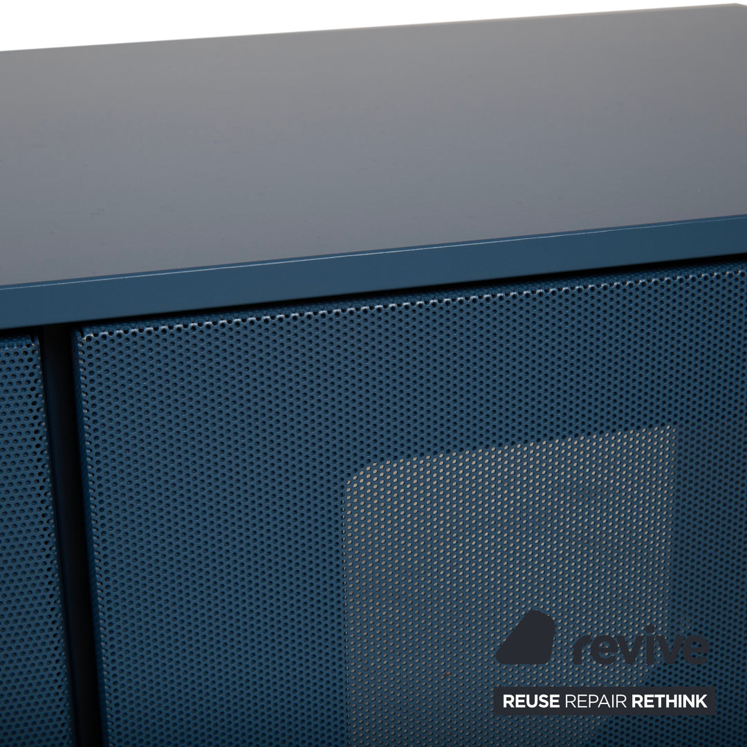 WK Wohnen 419 Intono Holz Sideboard Blau manuelle Funktion