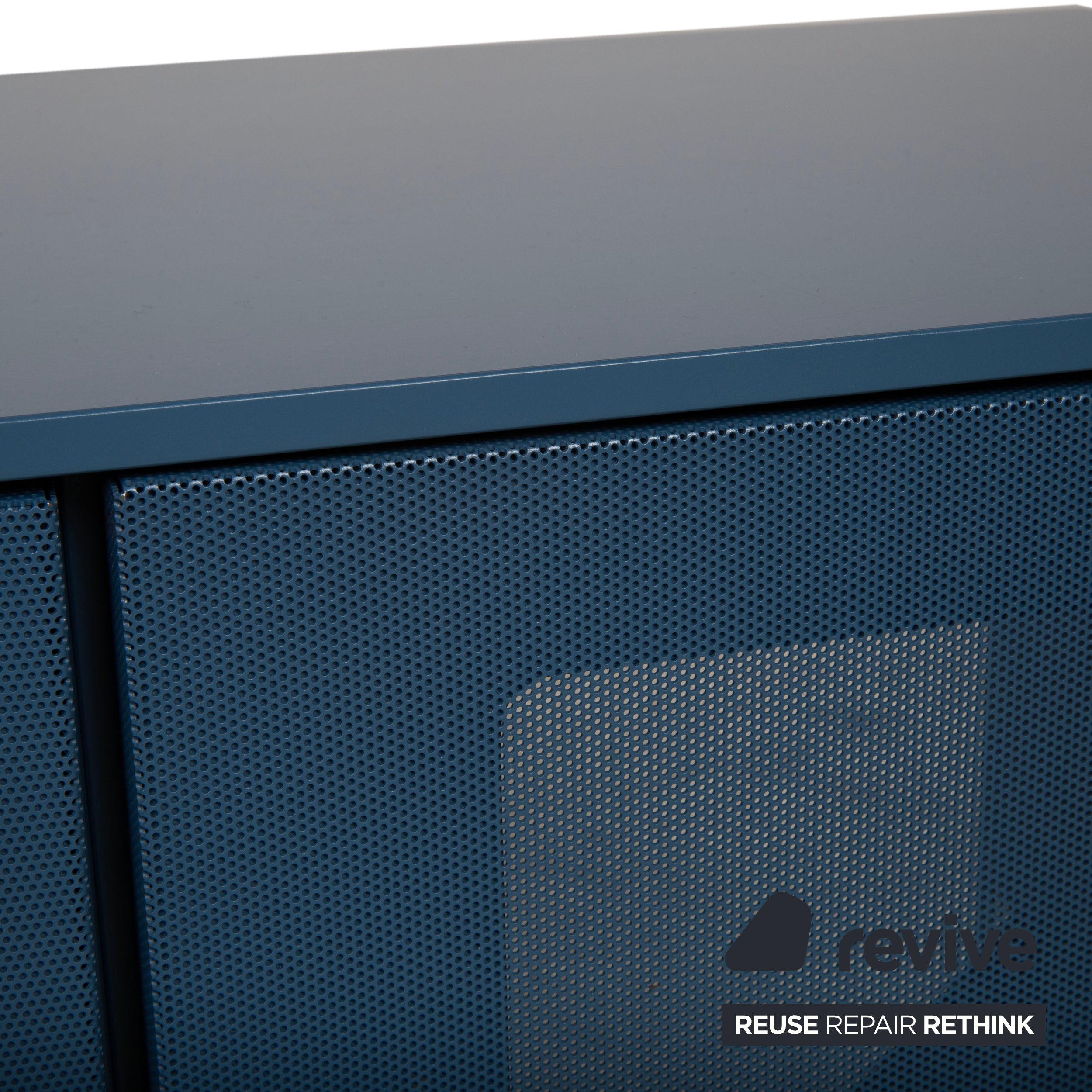 WK Wohnen 419 Intono Holz Sideboard Blau manuelle Funktion