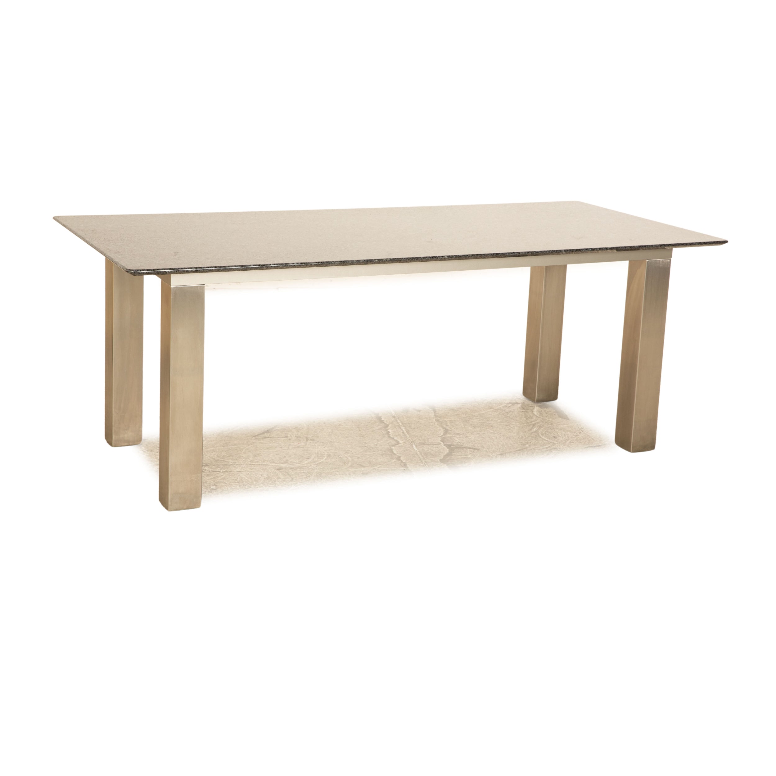 WK Wohnen Granite Dining Table Grey Blue Pearl Stone