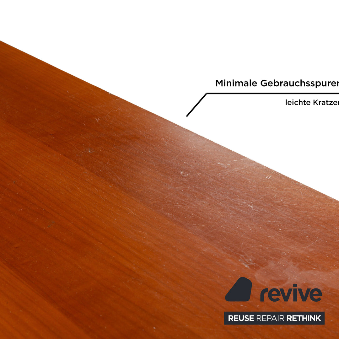WK Wohnen Holz Sideboard Braun Innenbeleuchtung