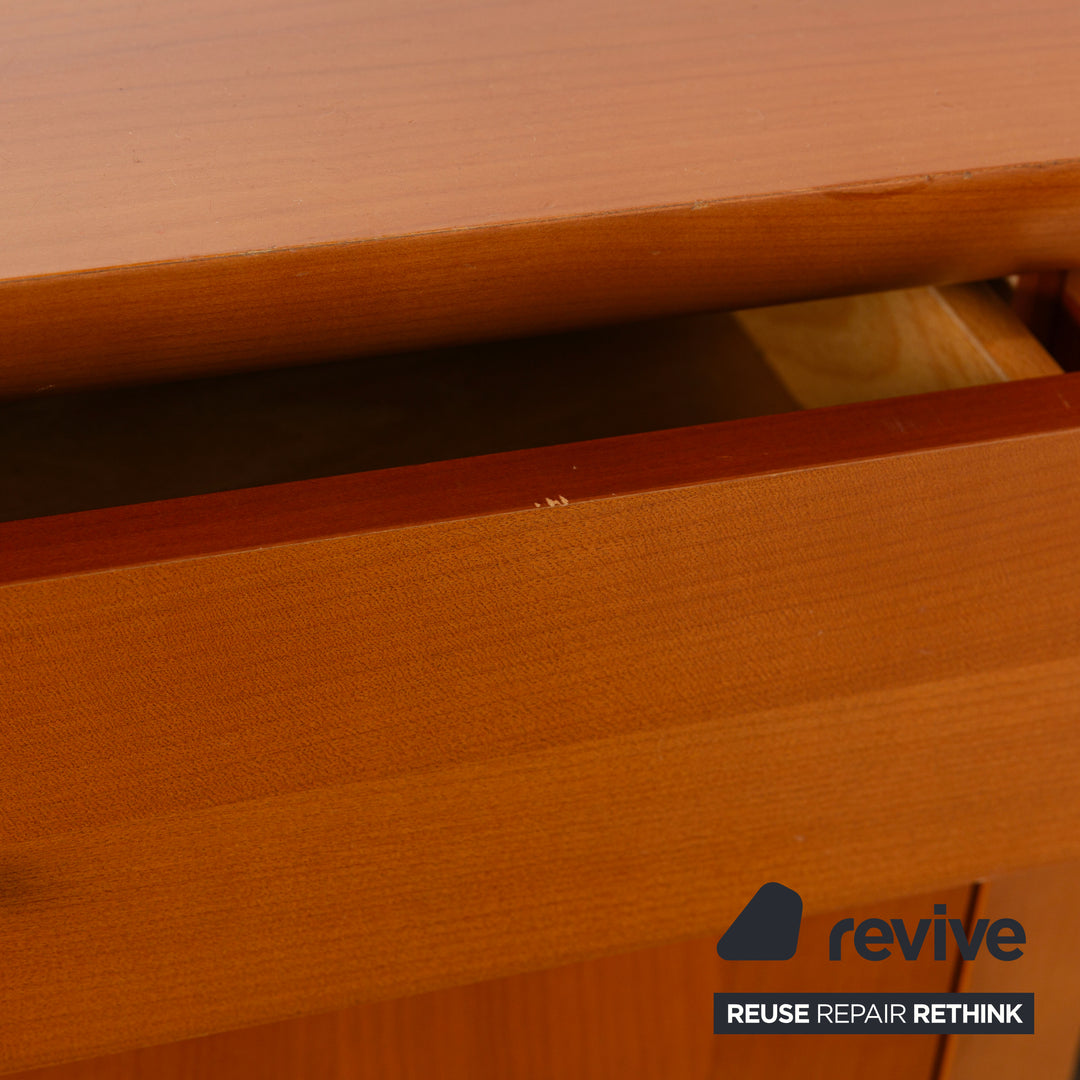 WK Wohnen Holz Sideboard Braun Innenbeleuchtung
