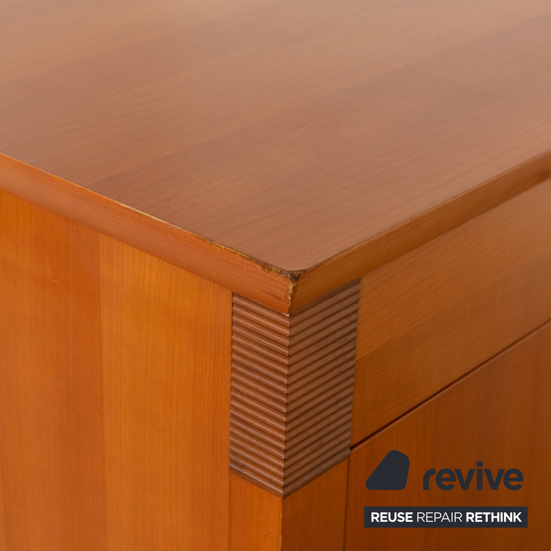 WK Wohnen Holz Sideboard Braun Innenbeleuchtung