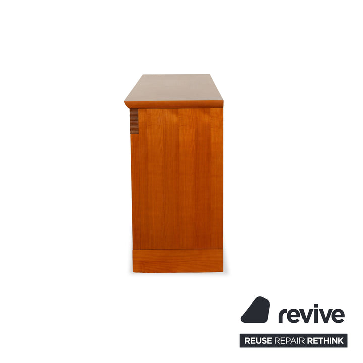 WK Wohnen Holz Sideboard Braun Innenbeleuchtung