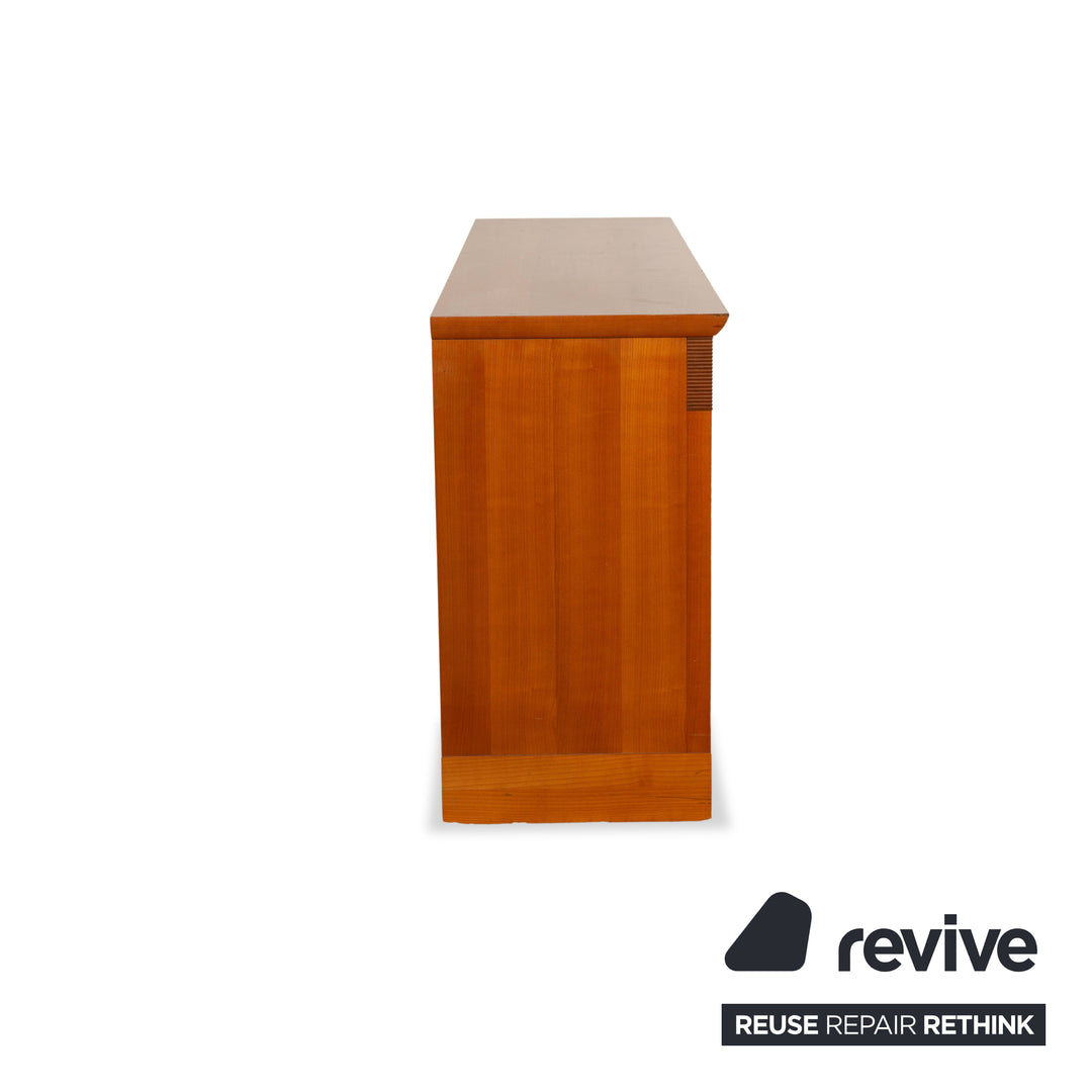 WK Wohnen Holz Sideboard Braun Innenbeleuchtung