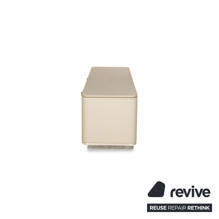 WK Wohnen buffet en bois crème lowboard