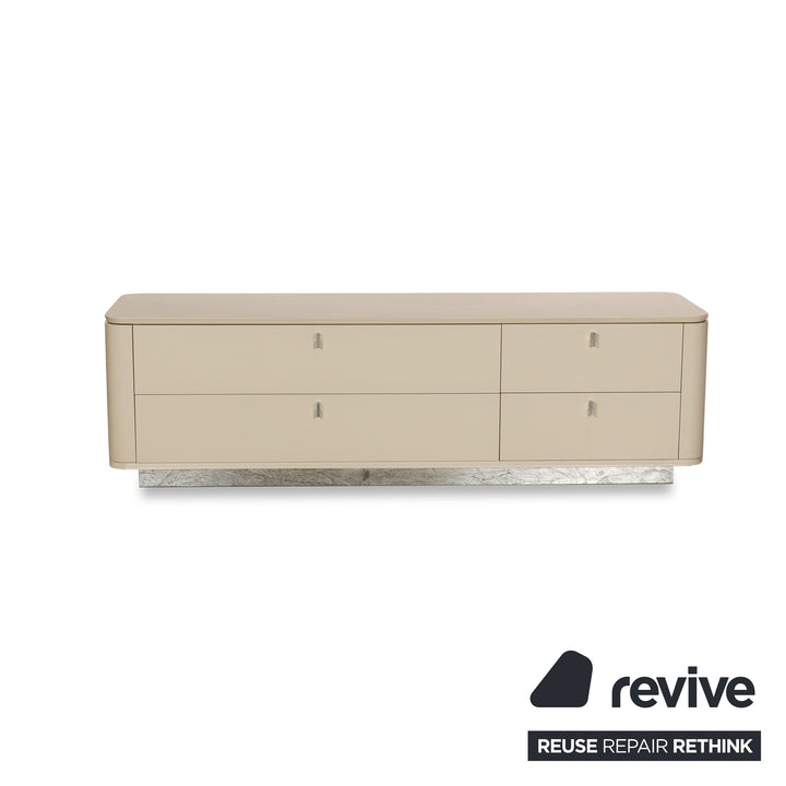 WK Wohnen Holz Sideboard Creme Lowboard