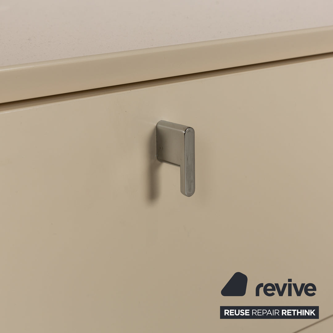 WK Wohnen buffet en bois crème lowboard