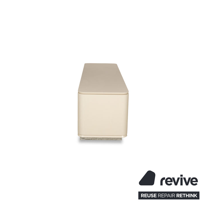 WK Wohnen buffet en bois crème lowboard