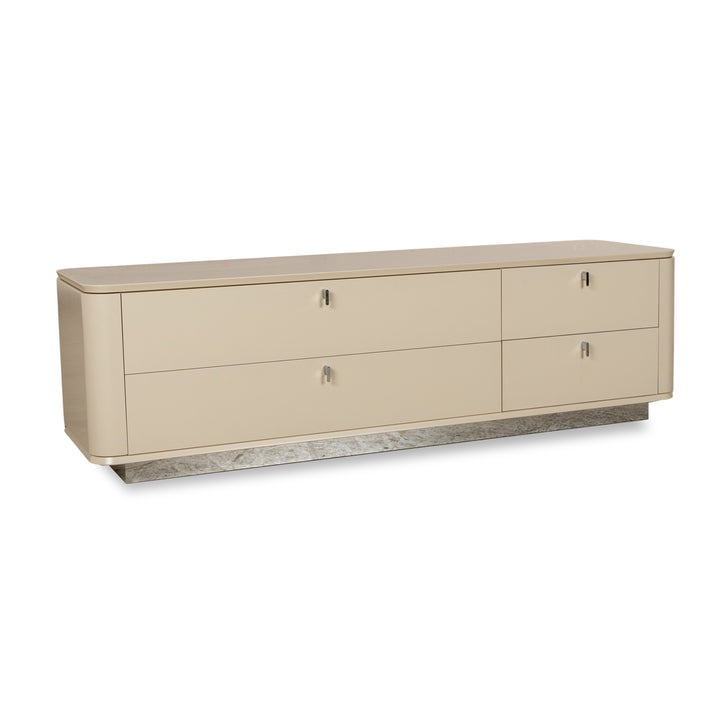 WK Wohnen Wooden Sideboard Cream Lowboard