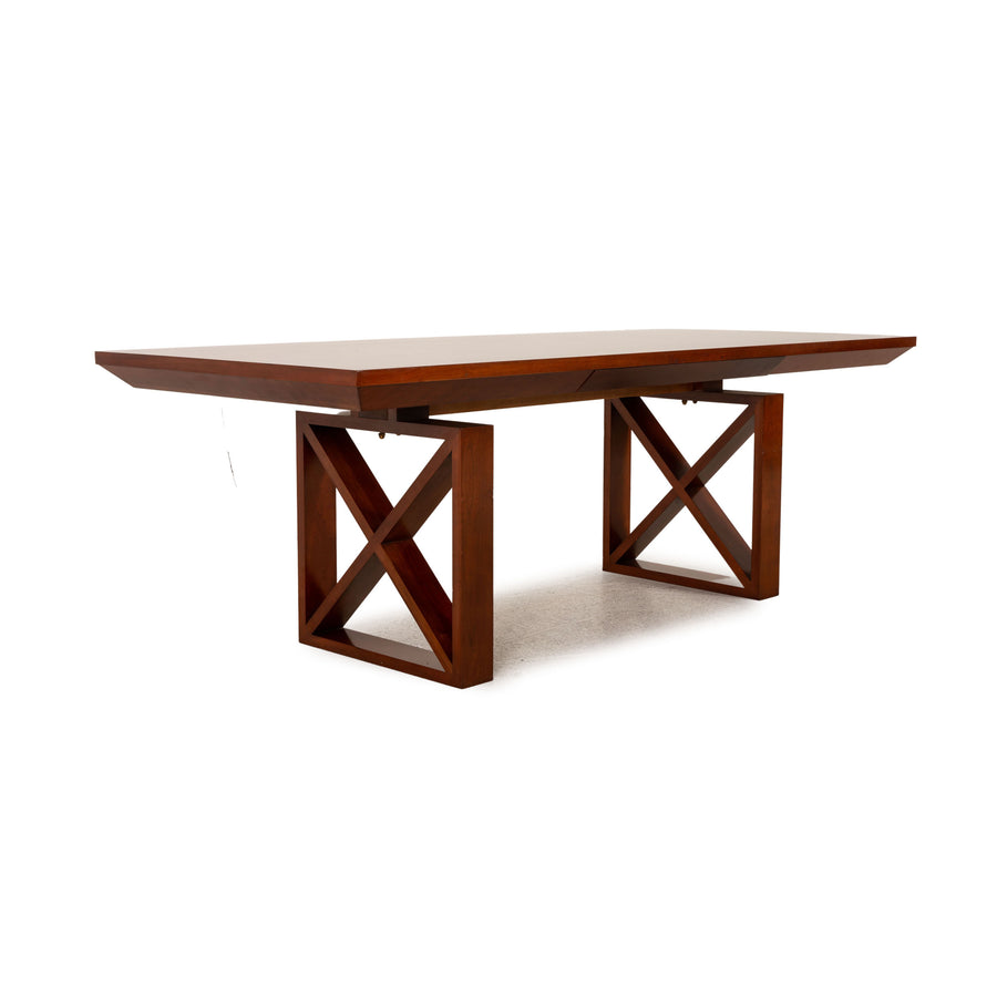 WK Wohnen Table en bois marron Table à manger Fonction