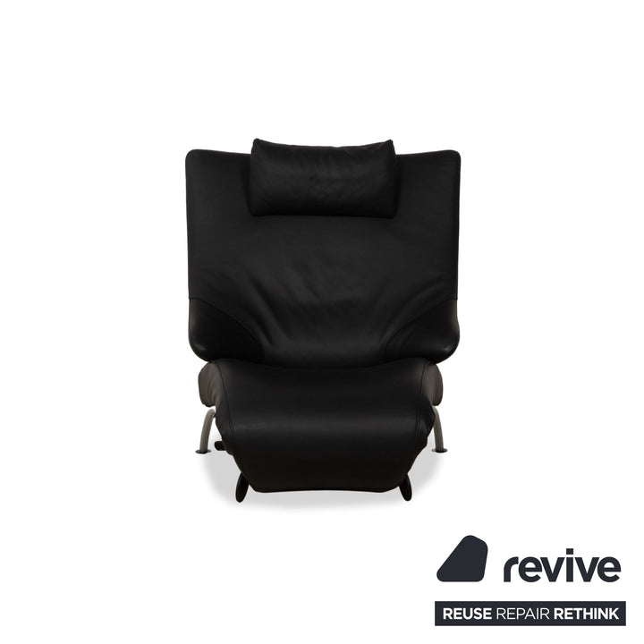 WK Wohnen Solo 699 fauteuil en cuir anthracite fonction manuelle
