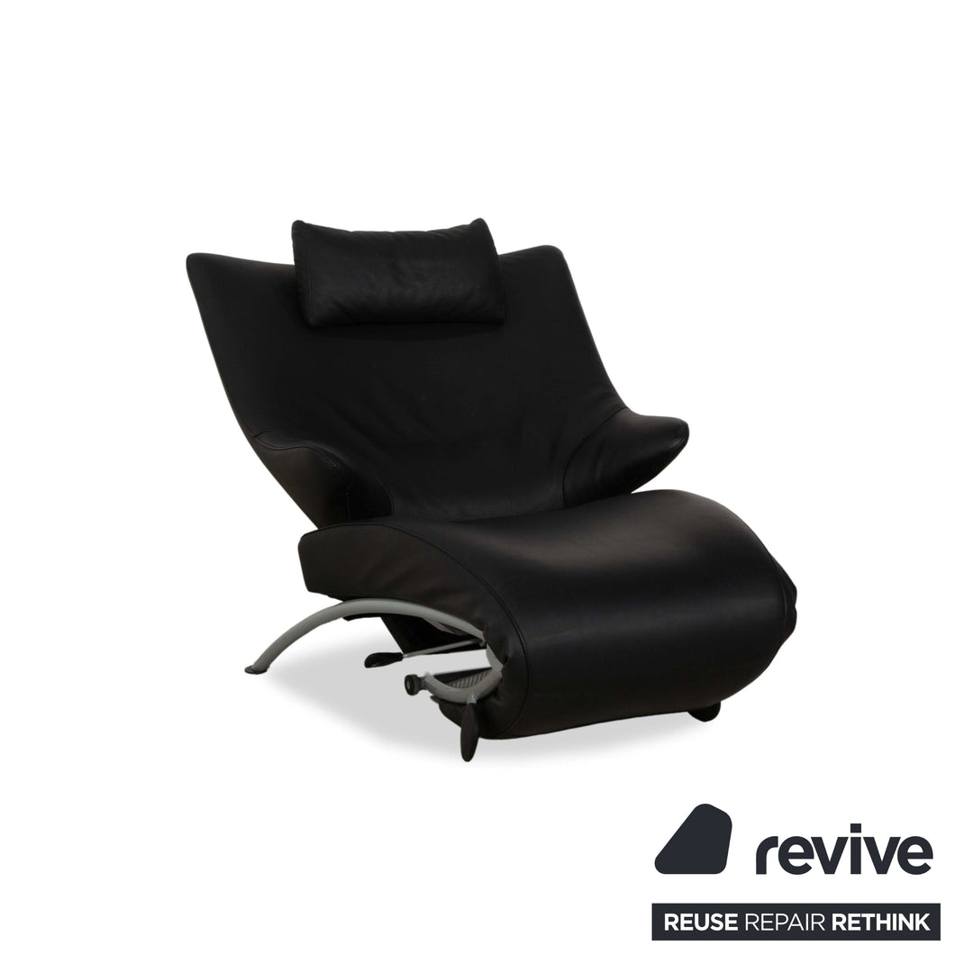WK Wohnen Solo 699 fauteuil en cuir anthracite fonction manuelle