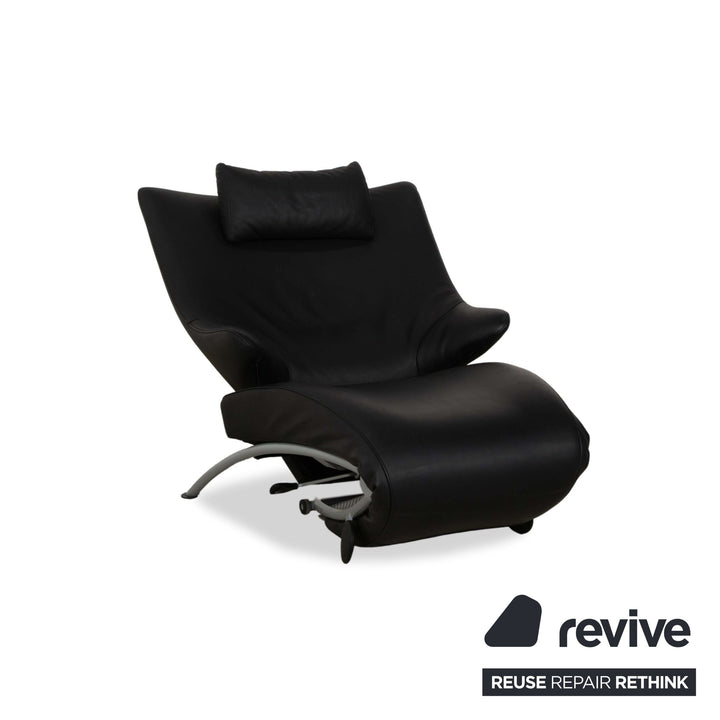WK Wohnen Solo 699 fauteuil en cuir anthracite fonction manuelle