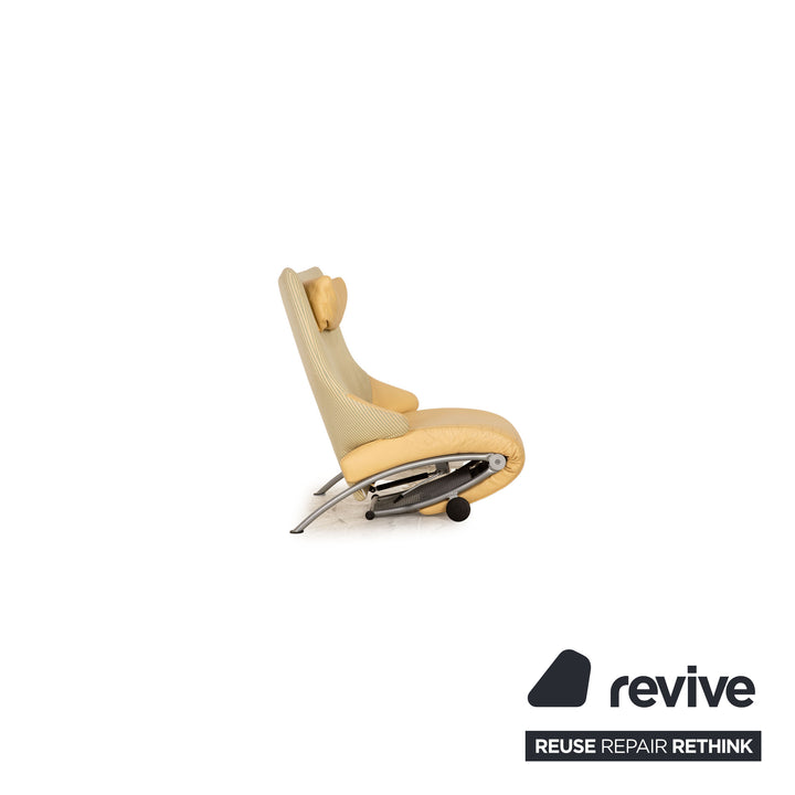 WK Wohnen Solo 699 leather armchair cream function