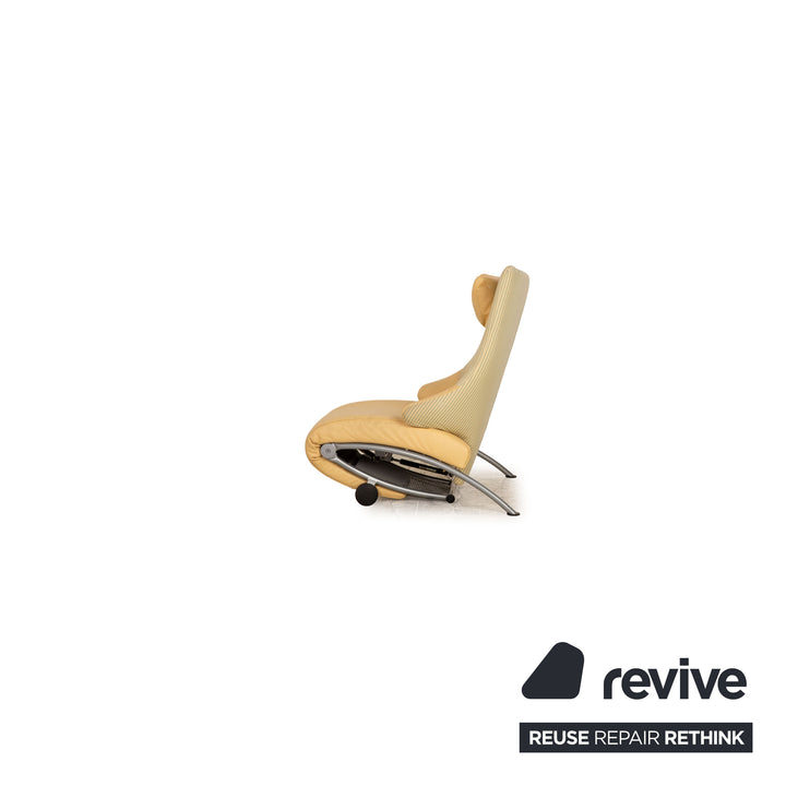 WK Wohnen Solo 699 leather armchair cream function