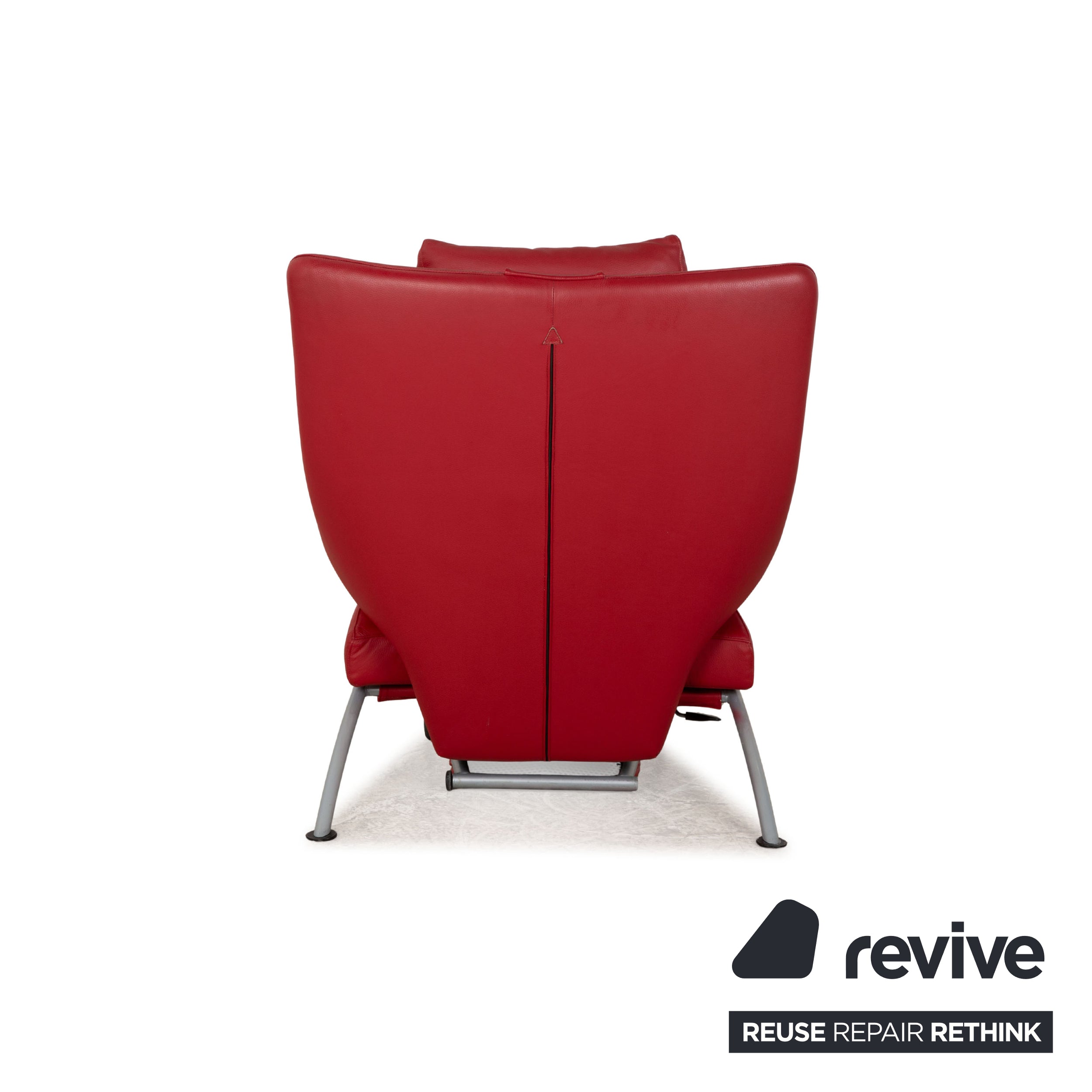 WK Wohnen Solo 699 Leder Sessel Rot manuelle Funktion