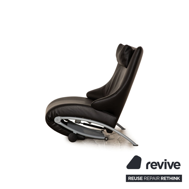 WK Wohnen Solo 699 Fauteuil en cuir noir Fonction
