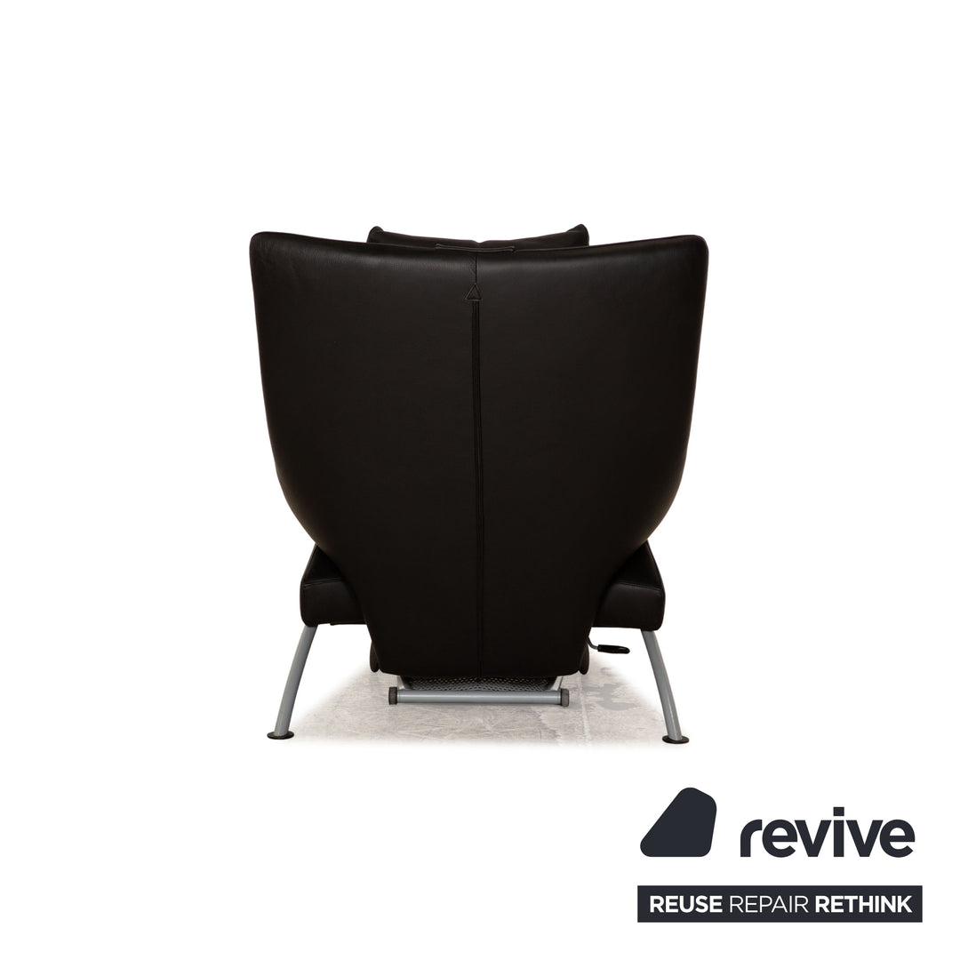 WK Wohnen Solo 699 Fauteuil en cuir noir Fonction