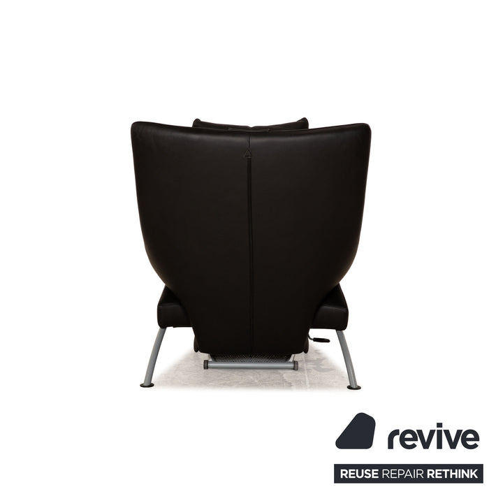 WK Wohnen Solo 699 Fauteuil en cuir noir Fonction