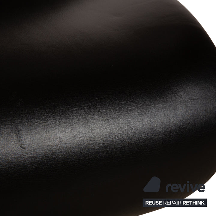 WK Wohnen Solo 699 Leder Sessel Schwarz manuelle Funktion