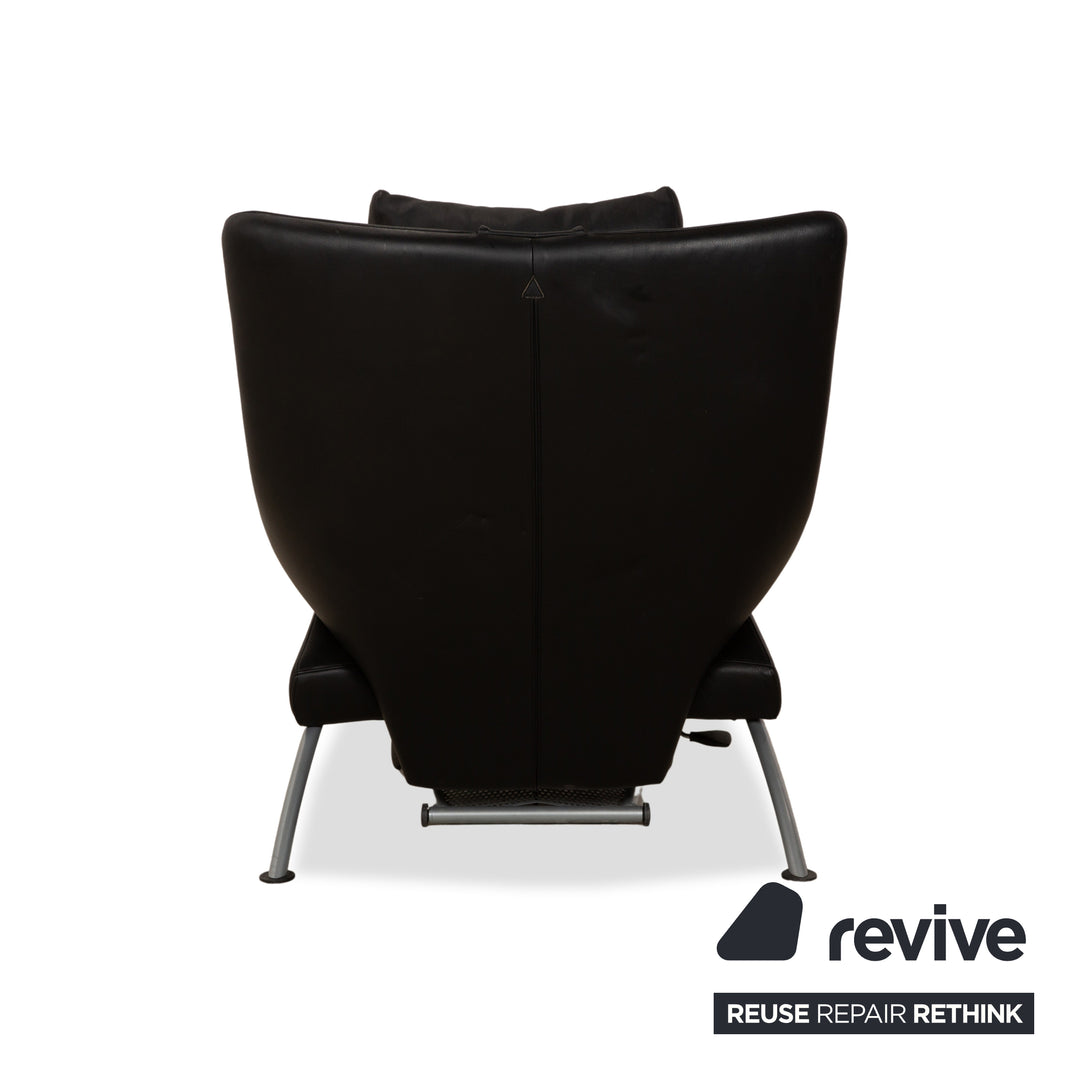 WK Wohnen Solo 699 Fauteuil en cuir Noir fonction manuelle