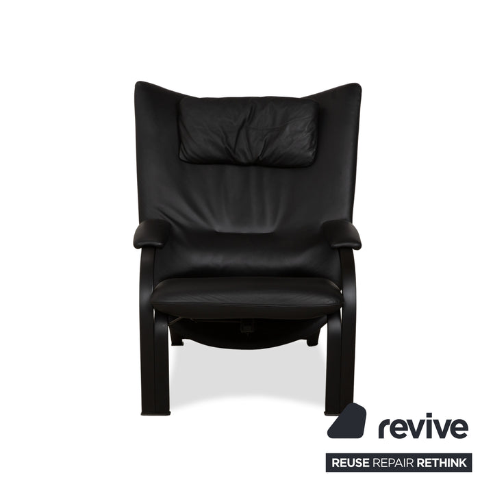 WK Wohnen Spot 698 Fauteuil en cuir Noir fonction manuelle
