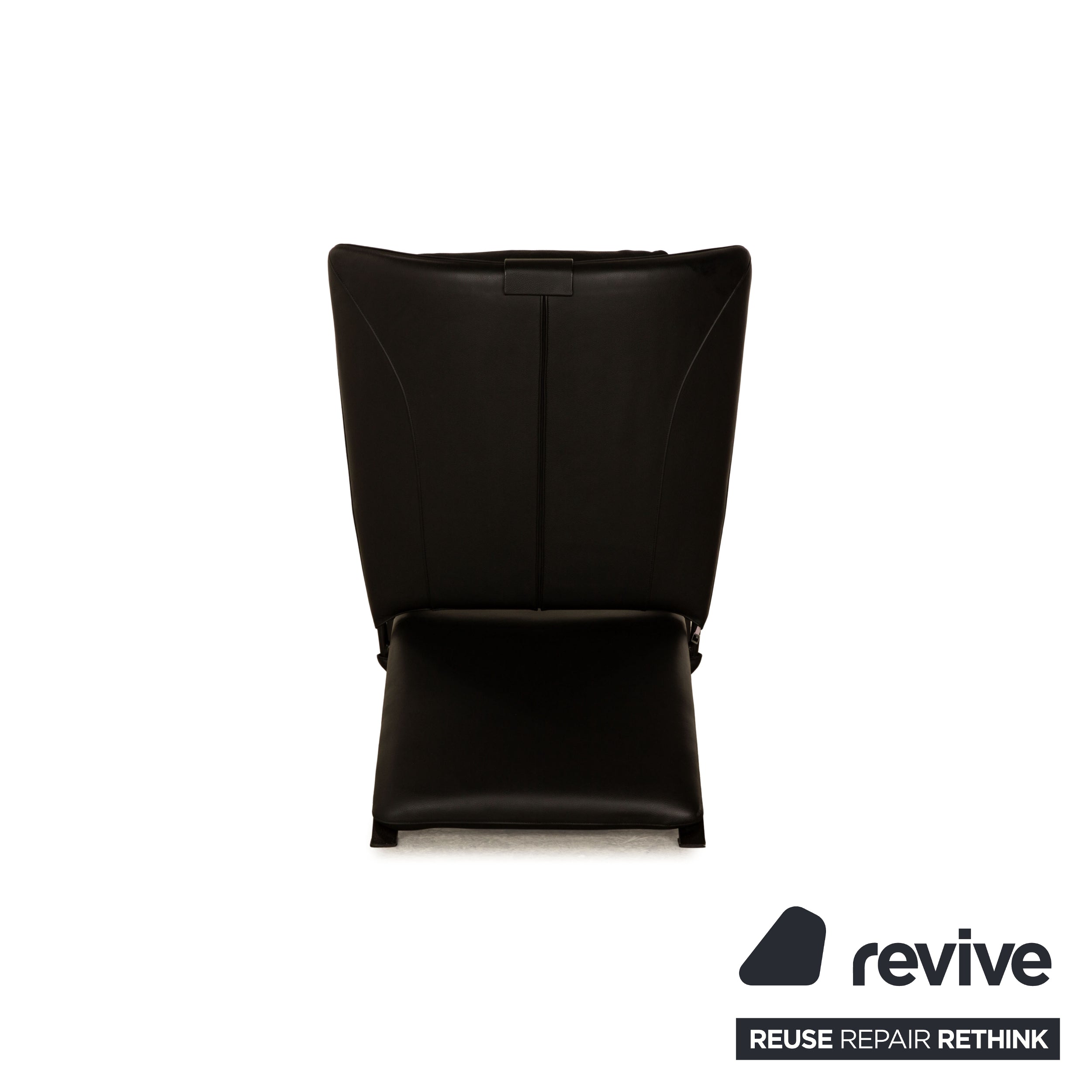 WK Wohnen Spot 698 Leder Sessel Schwarz manuelle Funktion Relaxfunktion