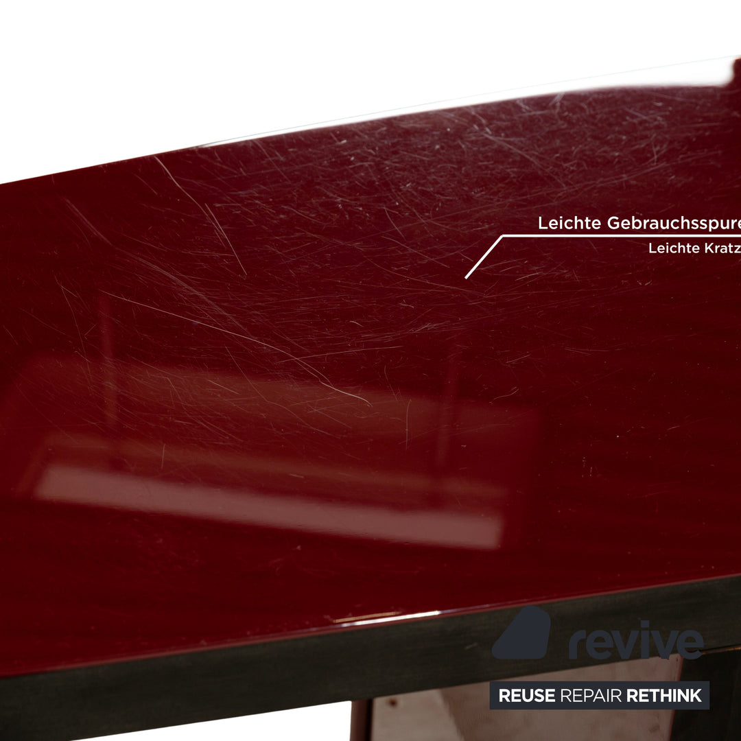 WK Wohnen Tonda wooden sideboard red