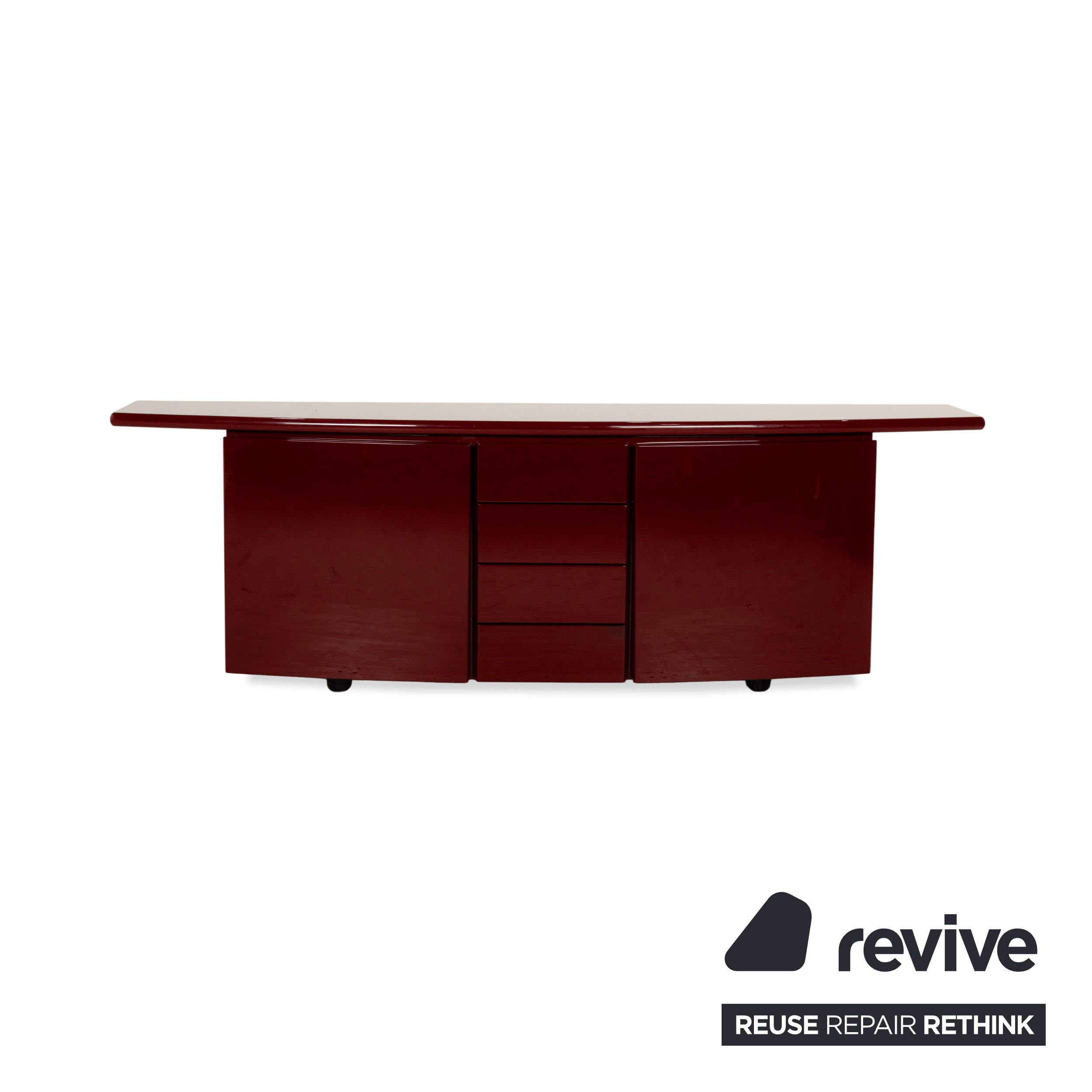 WK Wohnen Tonda Holz Sideboard Rot