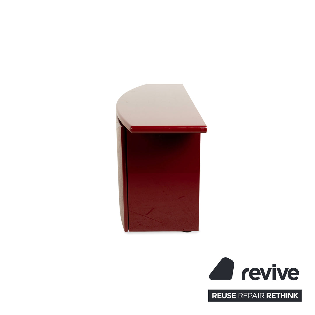 WK Wohnen Tonda wooden sideboard red