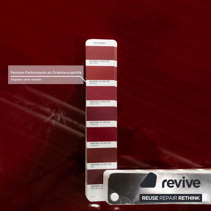 WK Wohnen Tonda wooden sideboard red