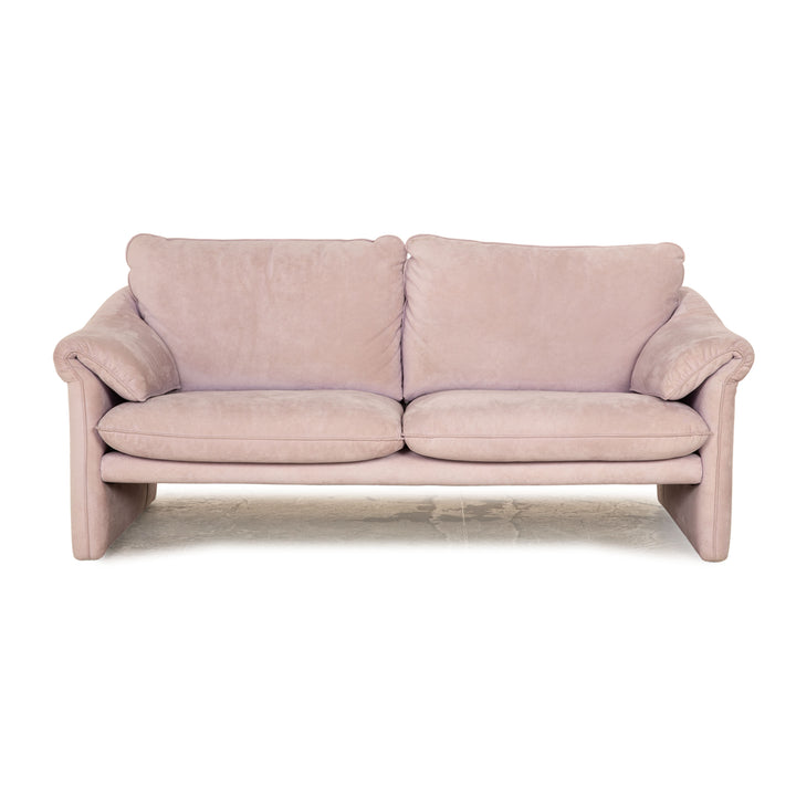 WK Wohnen WK 662 Milano Stoff Zweisitzer Rosa Flieder Sofa Couch