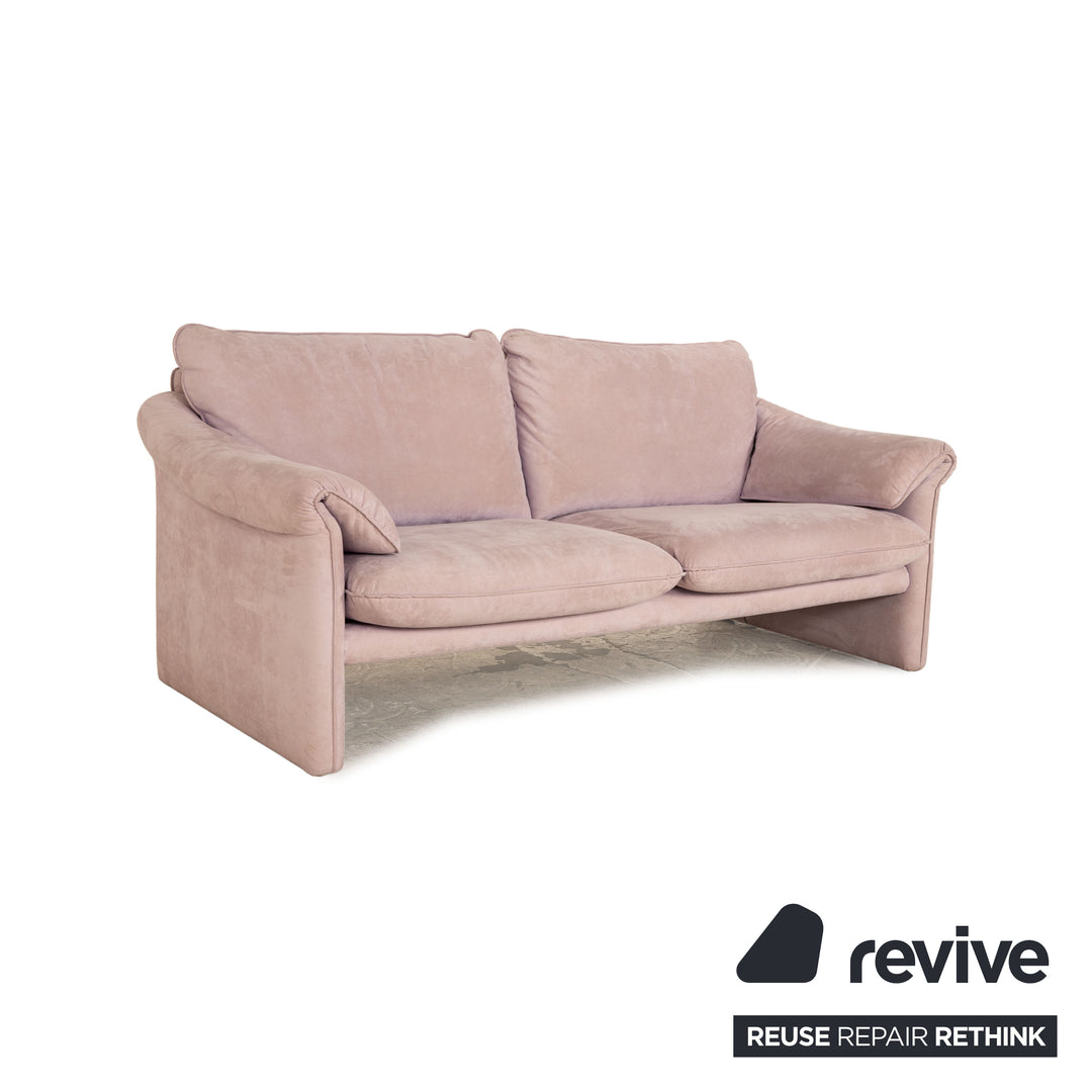 WK Wohnen WK 662 Milano Stoff Zweisitzer Rosa Flieder Sofa Couch