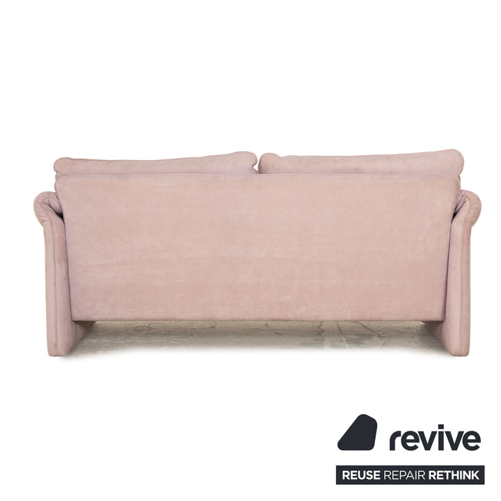 WK Wohnen WK 662 Milano fabric two-seater pink lilac sofa couch