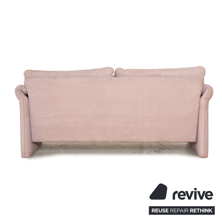 WK Wohnen WK 662 Milano Stoff Zweisitzer Rosa Flieder Sofa Couch