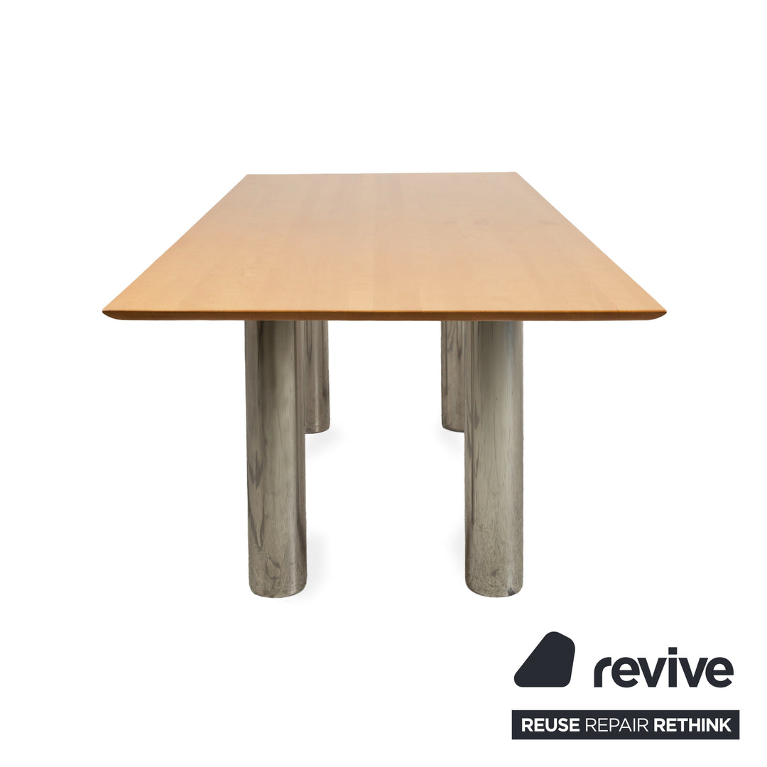 WK Wohnen WK 888 Table à manger en bois marron