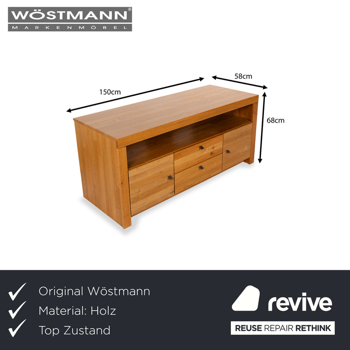 Wöstmann Holz Sideboard Braun