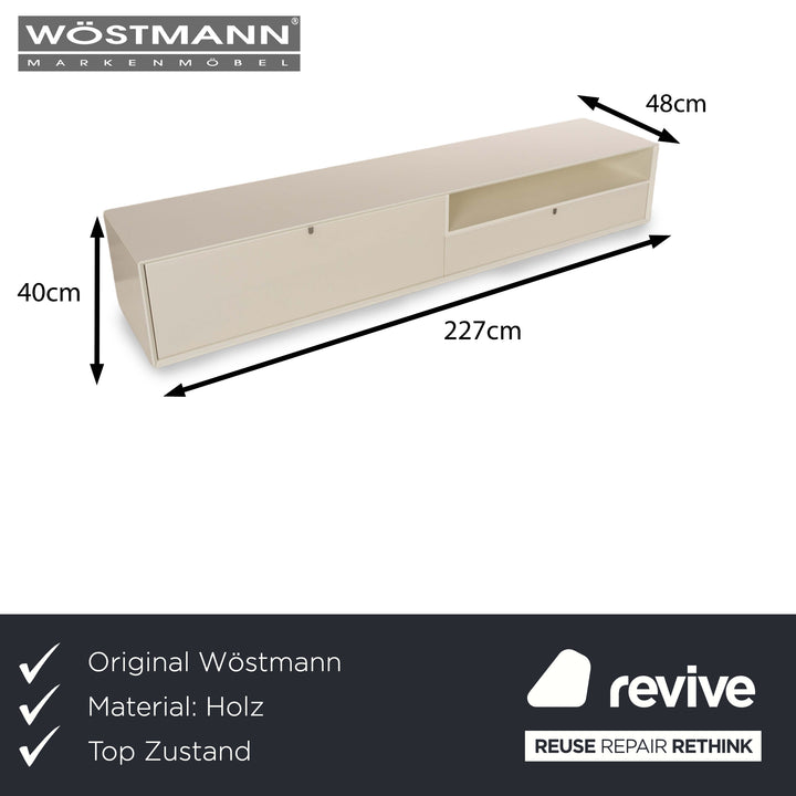 Buffet en bois Wöstmann meuble TV blanc