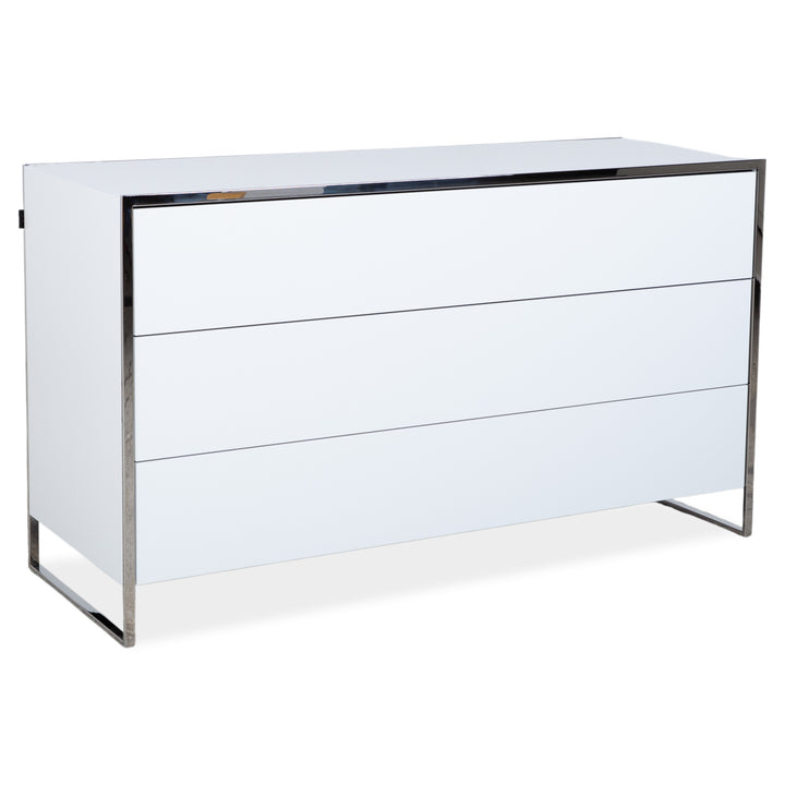 Yomei SMART Night 309 Sideboard Cremeweiß mit Metallgestell