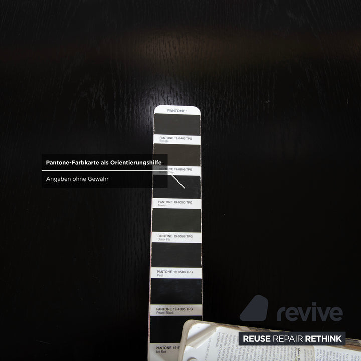 Zanotta Holz Metal Esstisch Schwarz