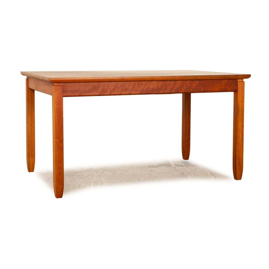 Period Wooden Dining Table Brown Extendable Function