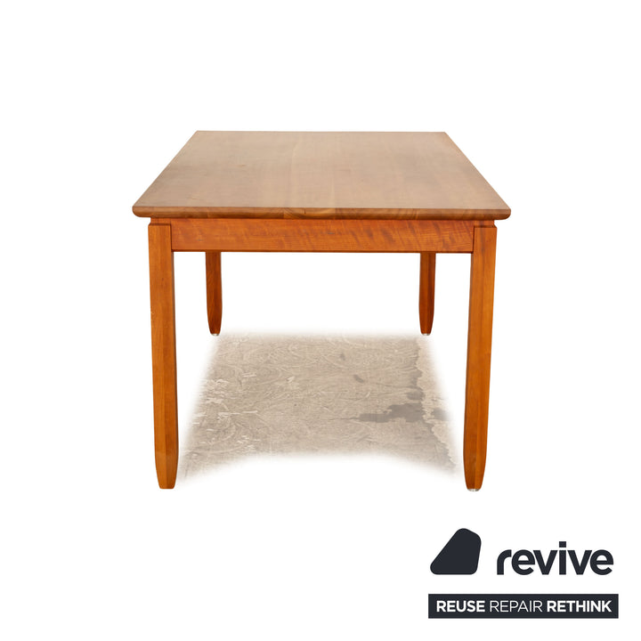 Period Wooden Dining Table Brown Extendable Function