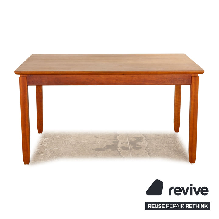 Period Wooden Dining Table Brown Extendable Function
