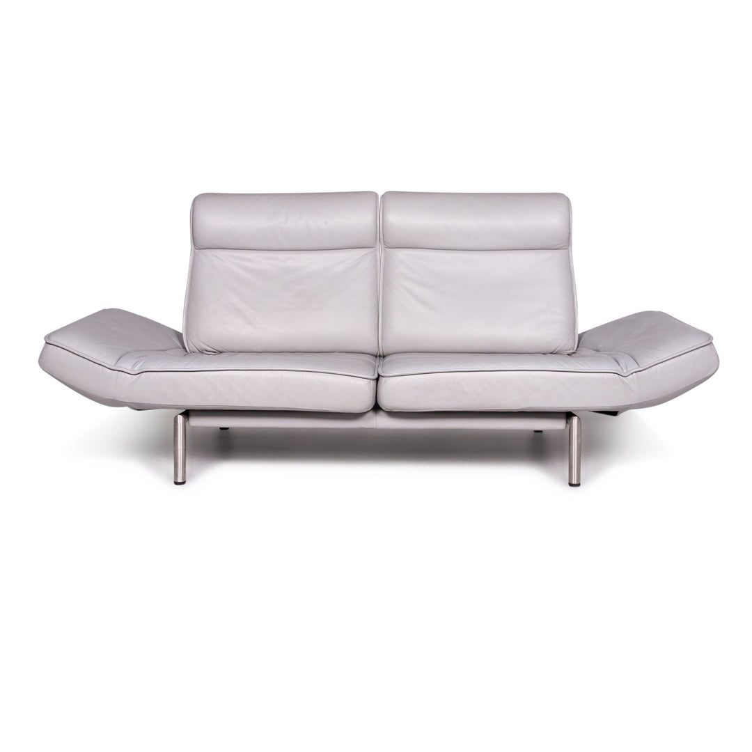 de Sede DS 450 Thomas Althaus leather sofa gray two-seater relax function couch #9506