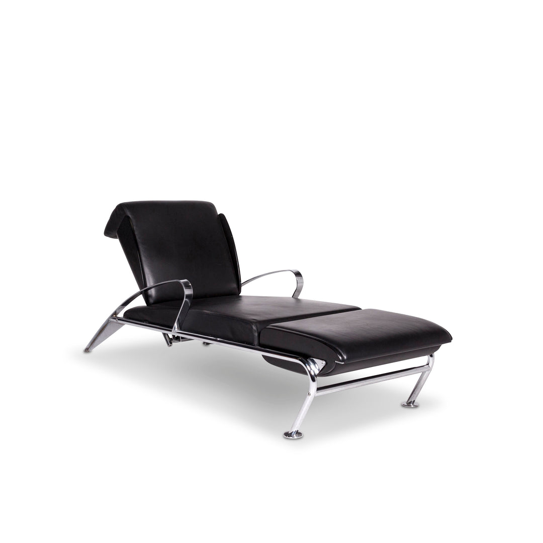 Moroso Futuro leather lounger black relax function #9508