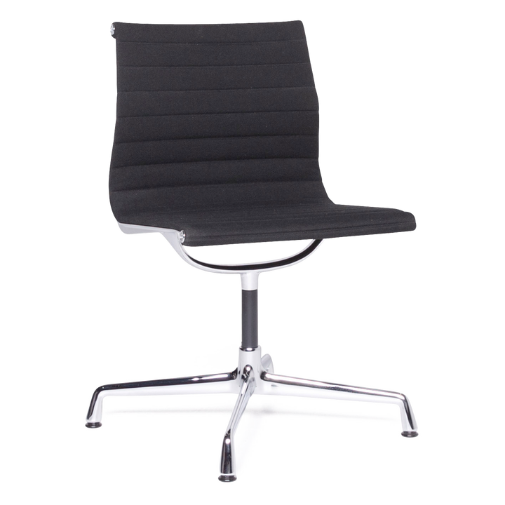 Vitra EA 101 Designer Stoff Sessel Schwarz Hopsack Schwarz Stuhl #8337