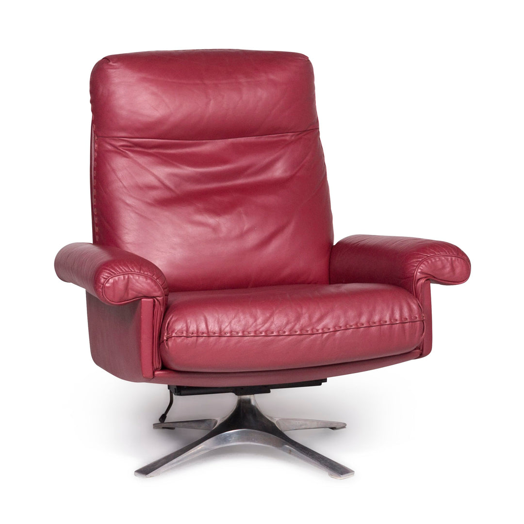 de Sede DS 31 Fauteuil design en cuir rouge #9499