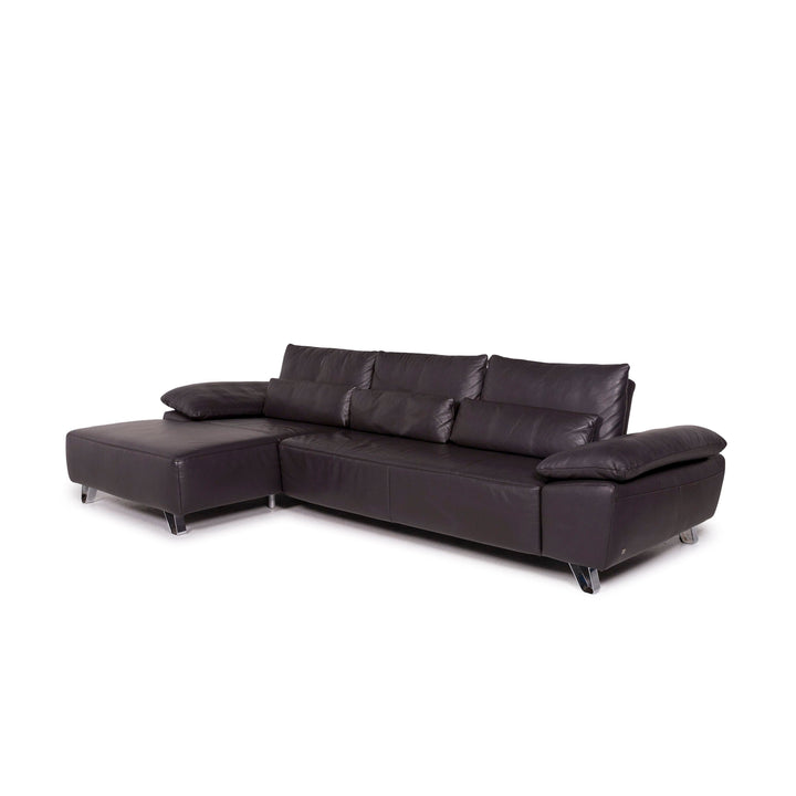 Musterring MR 680 Leder Ecksofa Anthrazit Grau Sofa Couch #12048